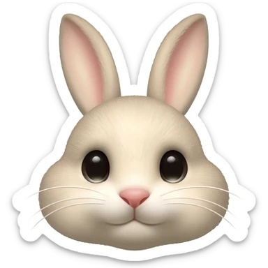 Bunny is my mommy sticker