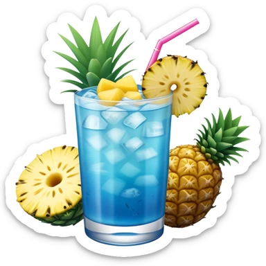 spam blue Hawaii  sticker