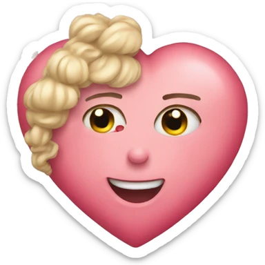 Love with love sticker