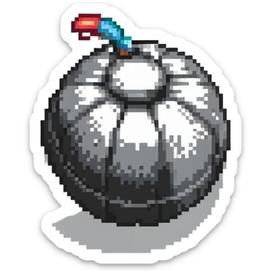 black bomb power up without fuse sticker