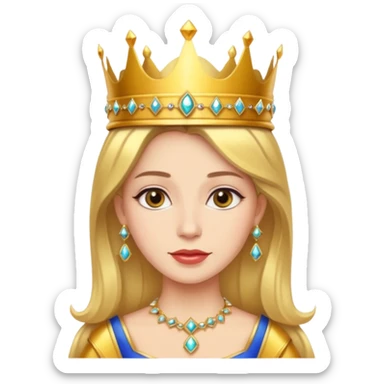 beautiful queen sticker