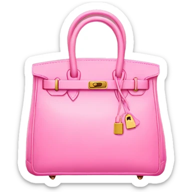 pink birkin bag sticker