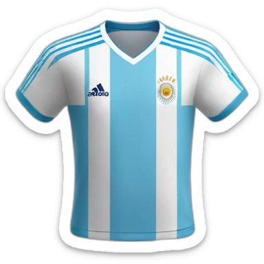 Argentina soccer jersey sticker