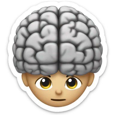 brain cant focus sticker