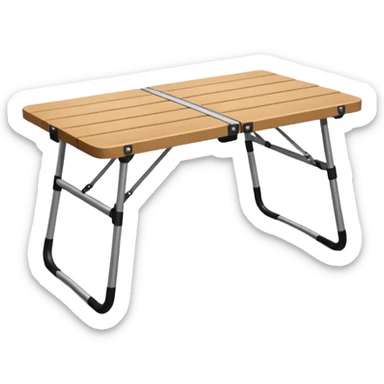 modern Camping Table sticker