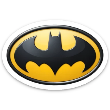 Batman sign sticker