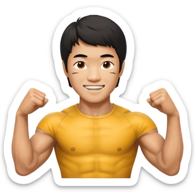Bruce lee sticker