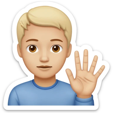 Rubbing fingers together asking for money sticker