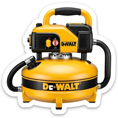 DEWALT DWFP55126 Heavy-Duty Pancake Compressor, Gas, 5 Gal. emoji style  sticker