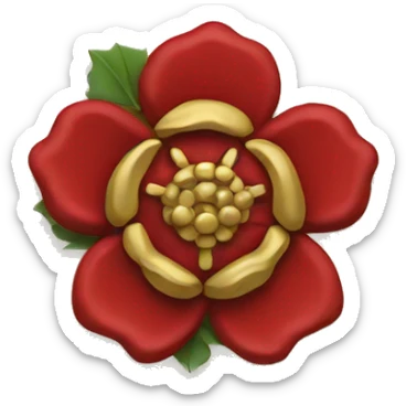 Tudor Rose sticker