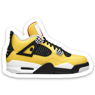 Jordan 4 sticker