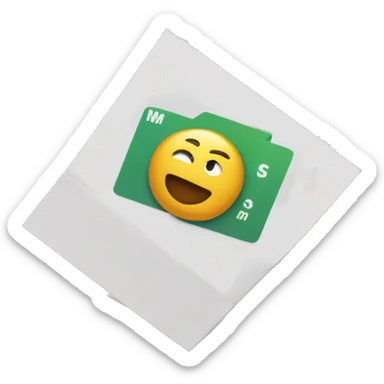 Big M and Big S with a card being swiped below sticker