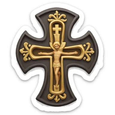 Orthodox cross sticker