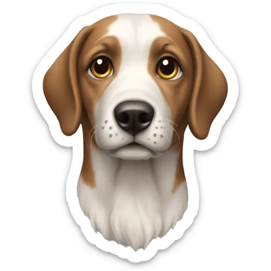 Un chien dessine sticker