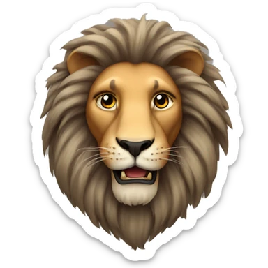 moroccan lion  sticker