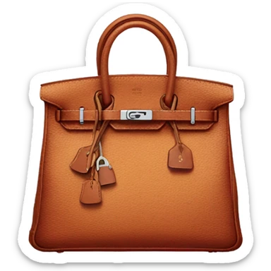 Burgundi Hermes Birkin  sticker