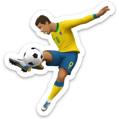 Ronaldo bicycle kick sticker