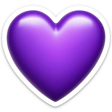 Purple heart sticker