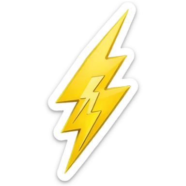 make lightning emoji sticker