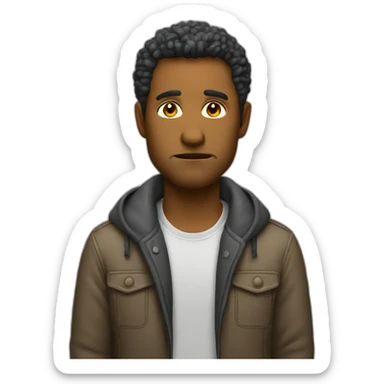 sad designer who doesn't want to design anymore sticker