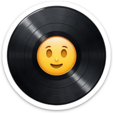 vinyl record sticker