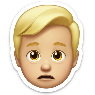 Donald trump crying baby sticker