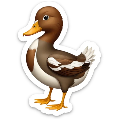 Dutch Hookbill Duck sticker