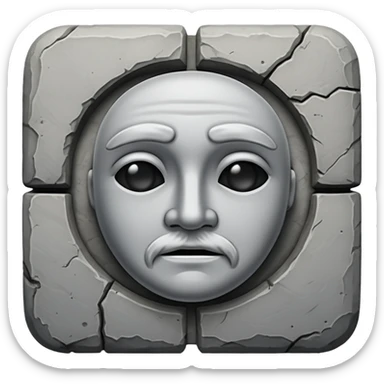 tablets of stone; the ten commandments sticker