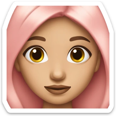 Coquette girl rosy cheeks  sticker