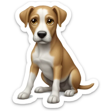 Un chien sur 2 pattes  sticker