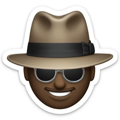 Hat borsalino sticker