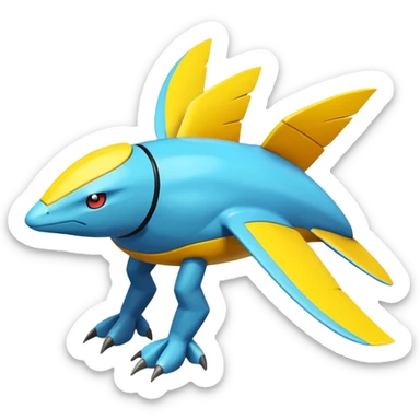 Helioptile-Heliolisk-Koraidon-Miraidon-Pokémon, full body sticker
