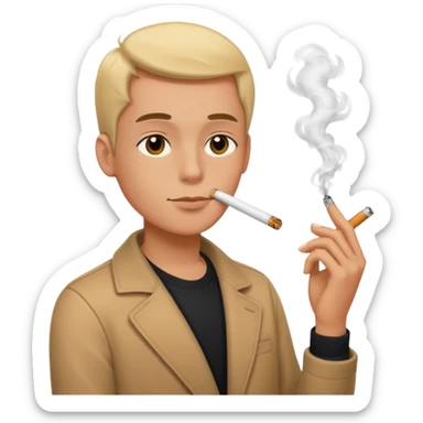 smoking primer plano sticker