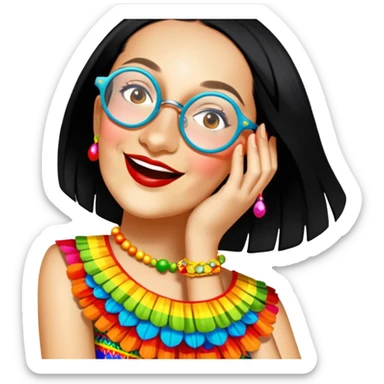 Joyful Reveler sticker