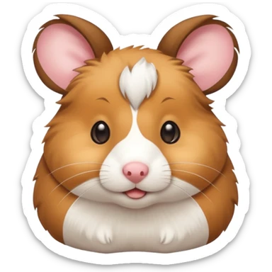 hamster with floppy dog ears 🐶🐹 sticker