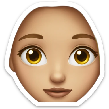 girl with beauty spot sticker