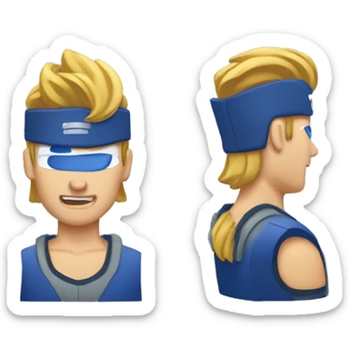 Create a emoji for a person who is a Jira atlassian king  sticker