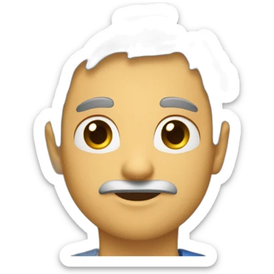 nariz con solucion salina sticker