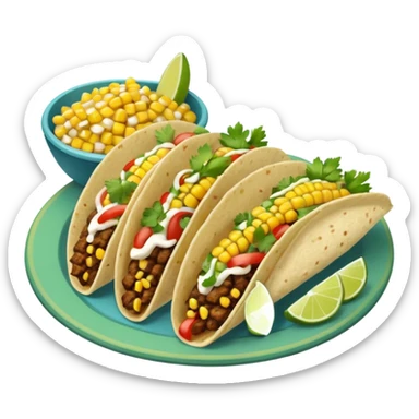 street tacos sticker
