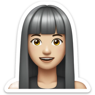 a lady like lisa from blackpink sticker