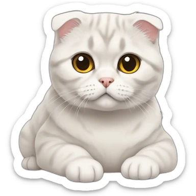 Scottish fold sticker