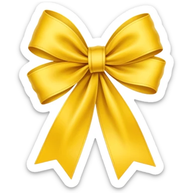 Sarı kurdele  sticker