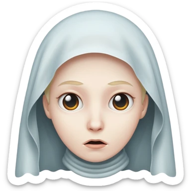 fear of ghosts sticker