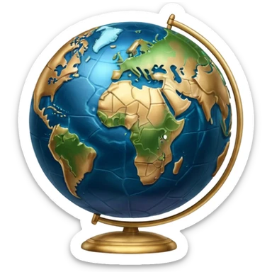 Planet earth boss  sticker