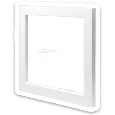frutiger aero landscape within a white frame sticker