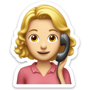 Telefono con texto en pantalla: Laura... Principesa! sticker