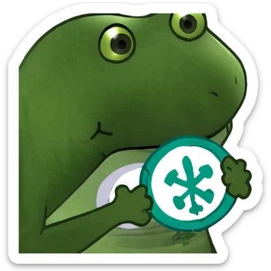 Hospital in Bangkok, Thailand with traditional Thai roof spires, medical symbol sticker