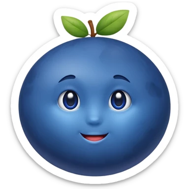 Blueberry  sticker