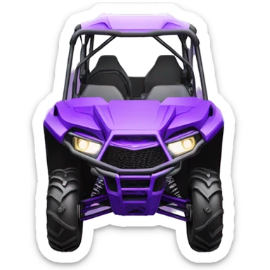 Polaris Purple buggy atv sticker