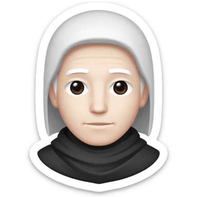 The main character from game Among Us draw it like in the game pls sticker